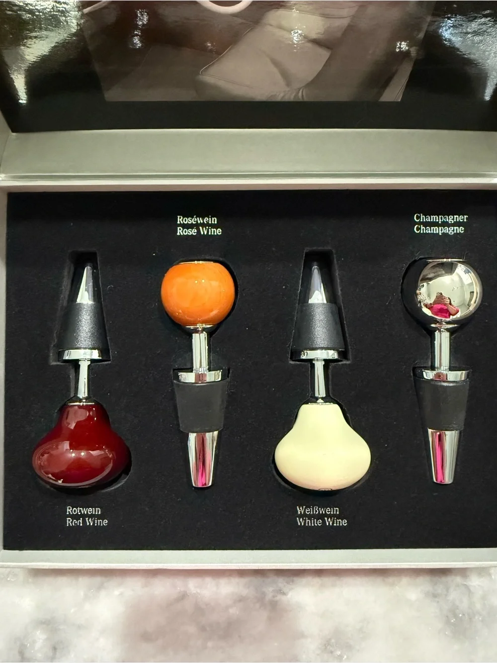 Mercedes Benz Vintage Wine Stoppers - NIB